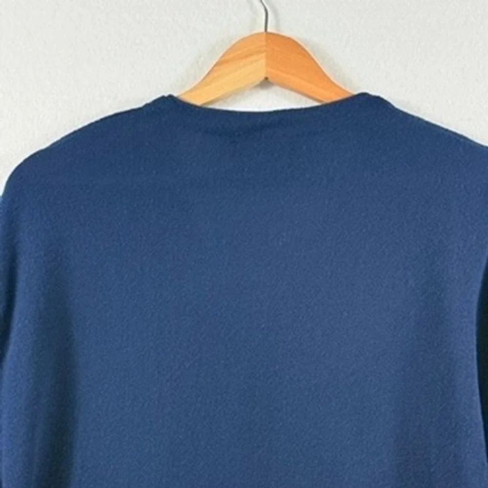 Jantzen Cardigan Sweater Mens XXL Navy Blue Vintage Grunge Punk Indie USA Vtg